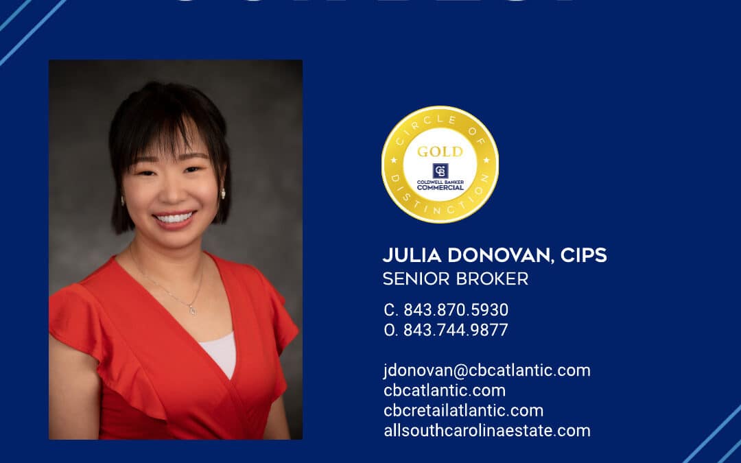 JULIA DONOVAN, CIPS NAMED TO COLDWELL BANKER COMMERCIAL 2023 GOLD CIRCLE OF DISTINCTION